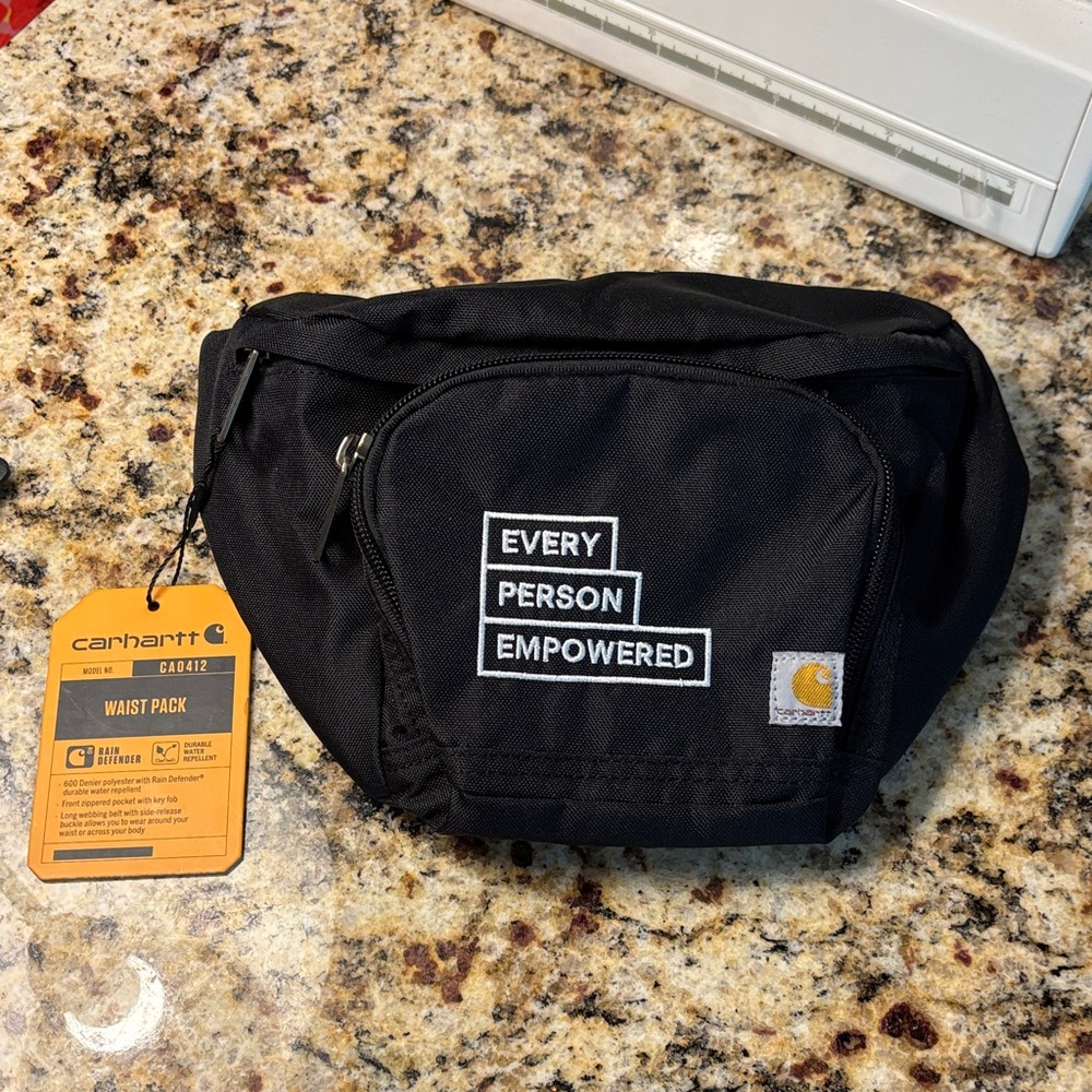 NWT Carhartt Waist Pack Black/Crossbody Bag